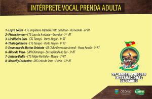 INT VOCAL PRENDA ADULTO