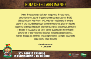 Nota de Esclarecimento
