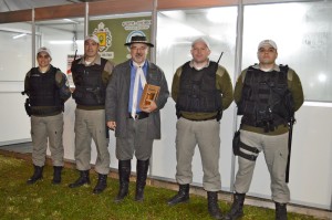 Brigada Militar atuando no evento