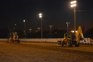 Manutenção na Cancha de Laços