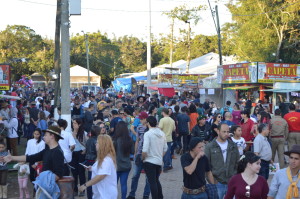 Movimentação no Parque de Rodeios