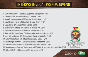 int vocal prenda juvenil